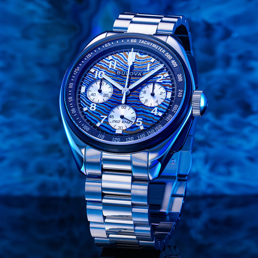 Bulova Limited Edition Lunar Pilot Timascus Collection 98A329