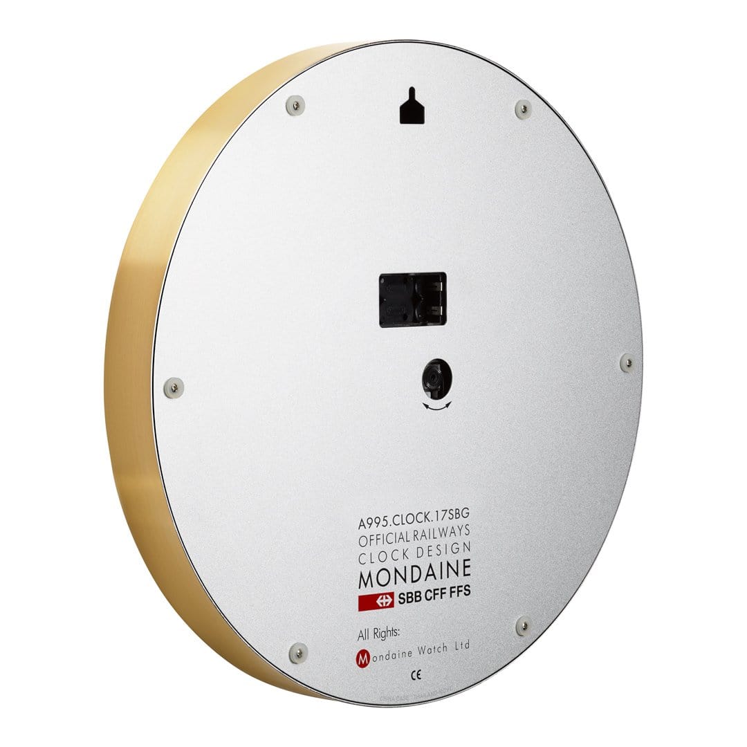 Mondaine Official Swiss Railways Wall Clock A995.CLOCK.17SBG