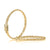 A. Jaffe 14K Yellow Gold Quilted Bangle Bracelet