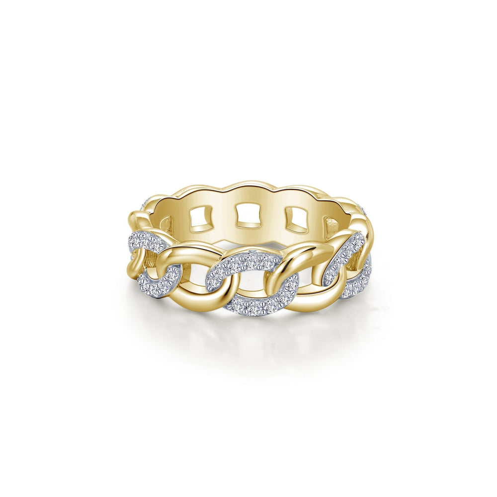 Lafonn Simulated Diamond Interlocking Circles Eternity Band R0489CLT