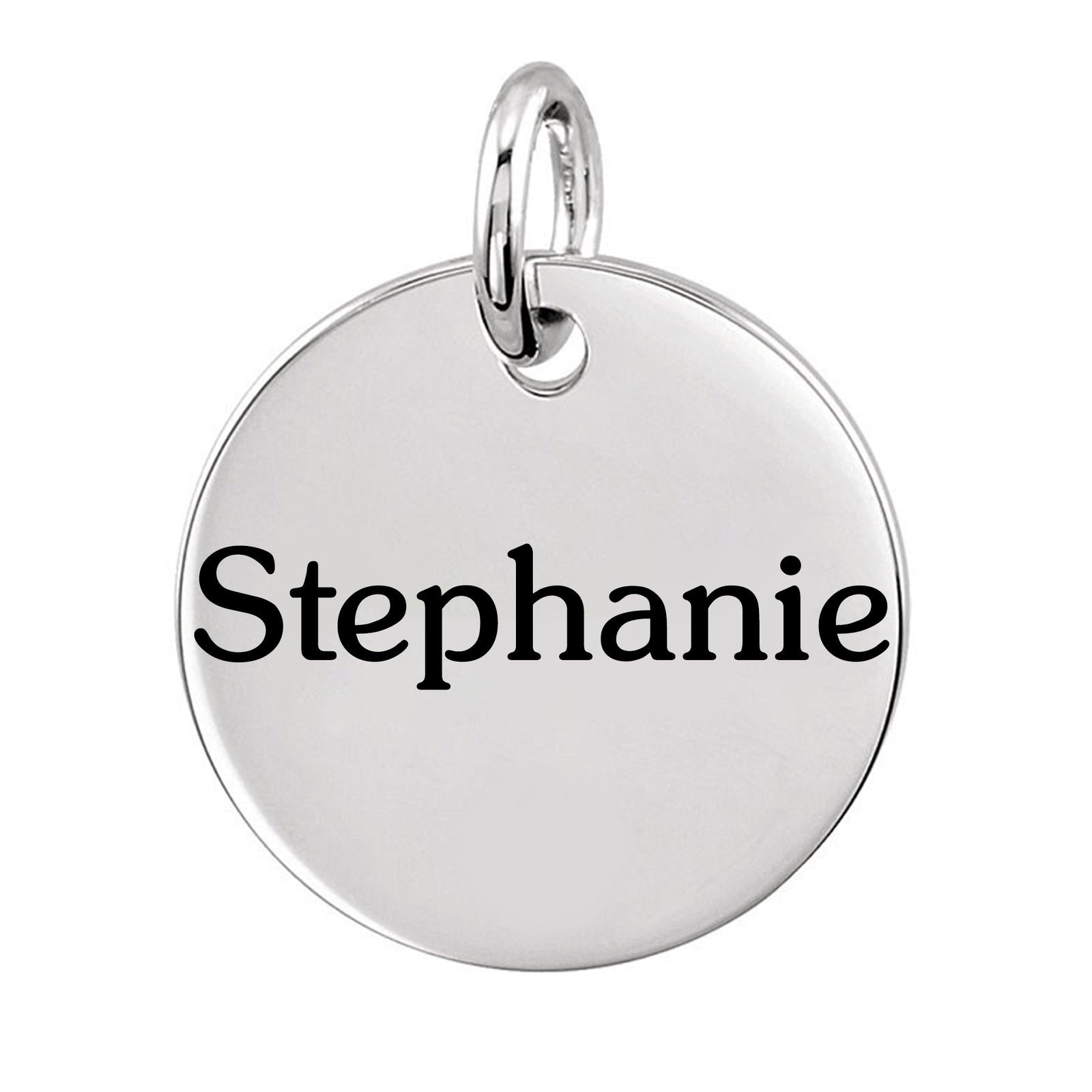 Personalized Extra Large Disc Pendant