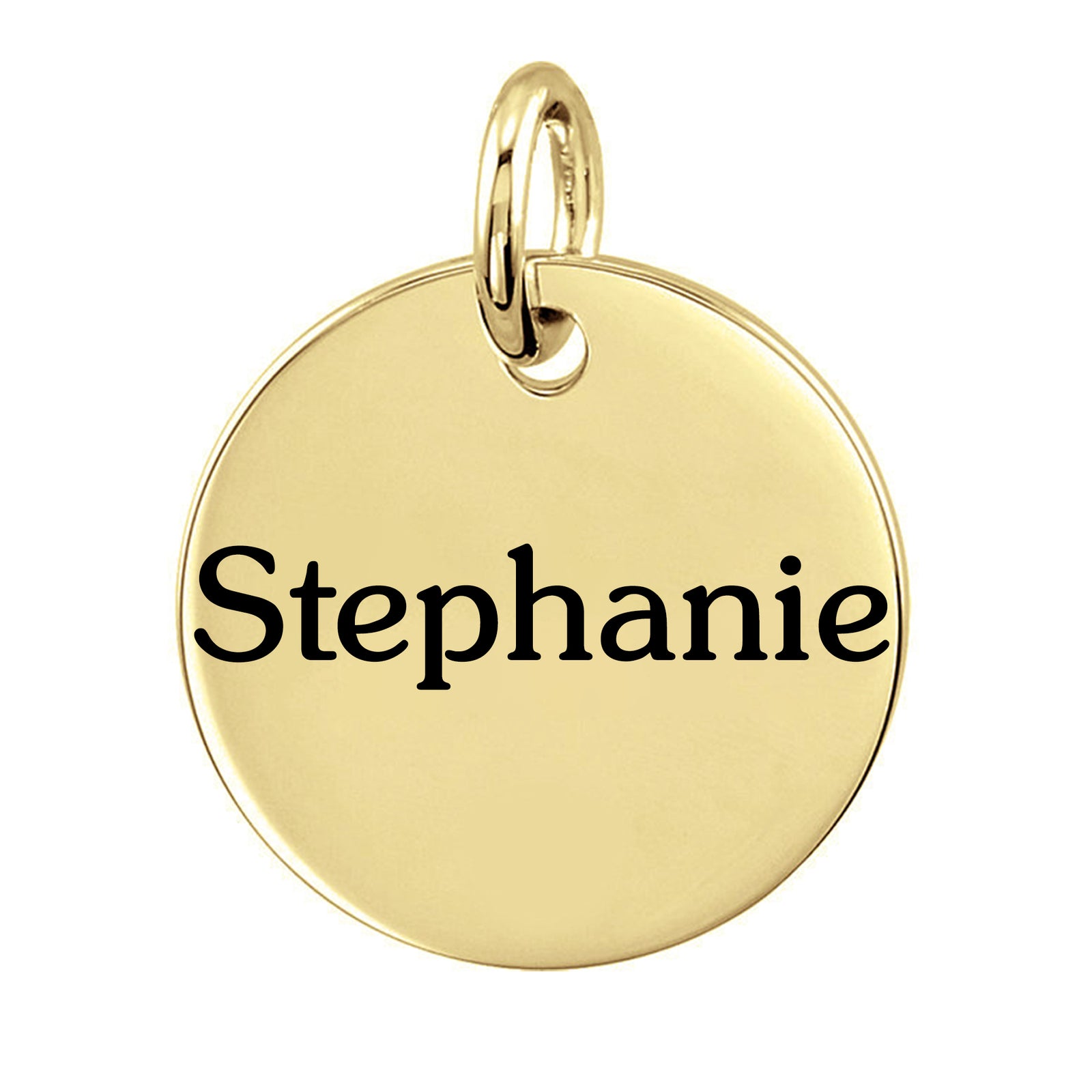 Personalized Extra Large Disc Pendant