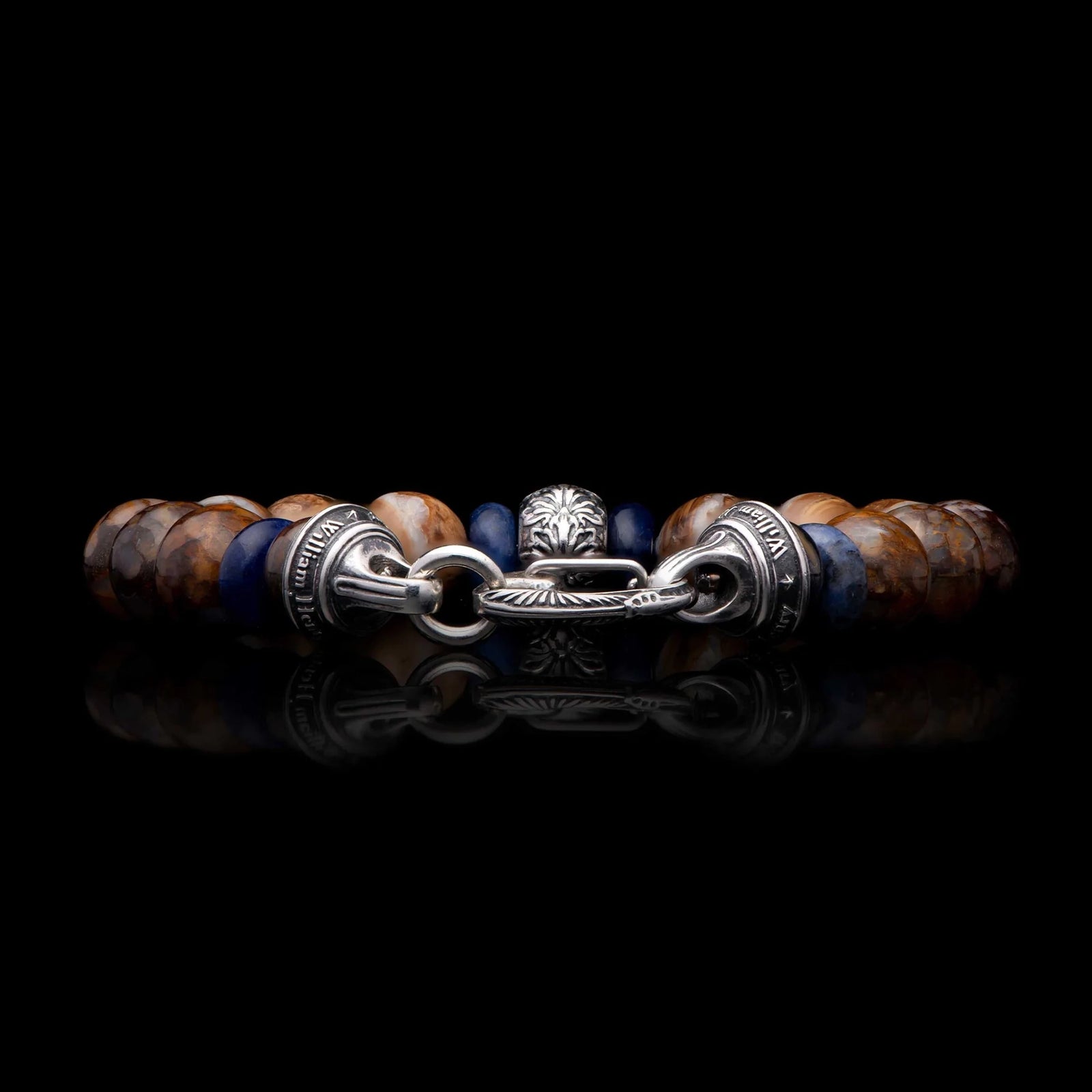 William Henry Sand and Sea Beaded Bracelet