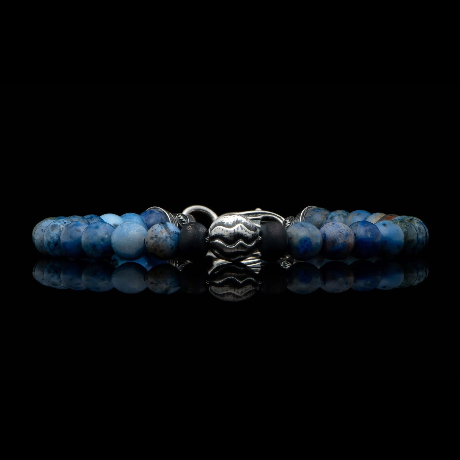 William Henry Brookings Dumortierite Beaded Bracelet