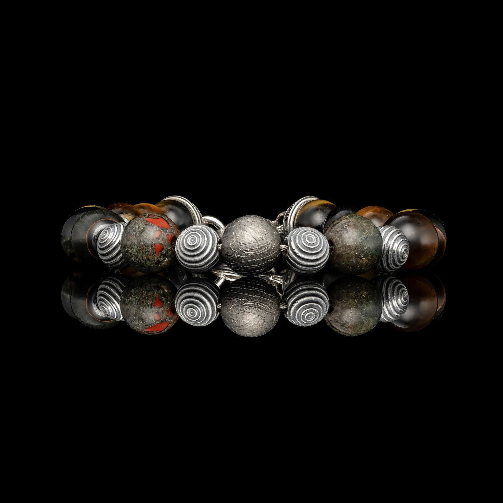 William Henry Tigron Beaded Bracelet