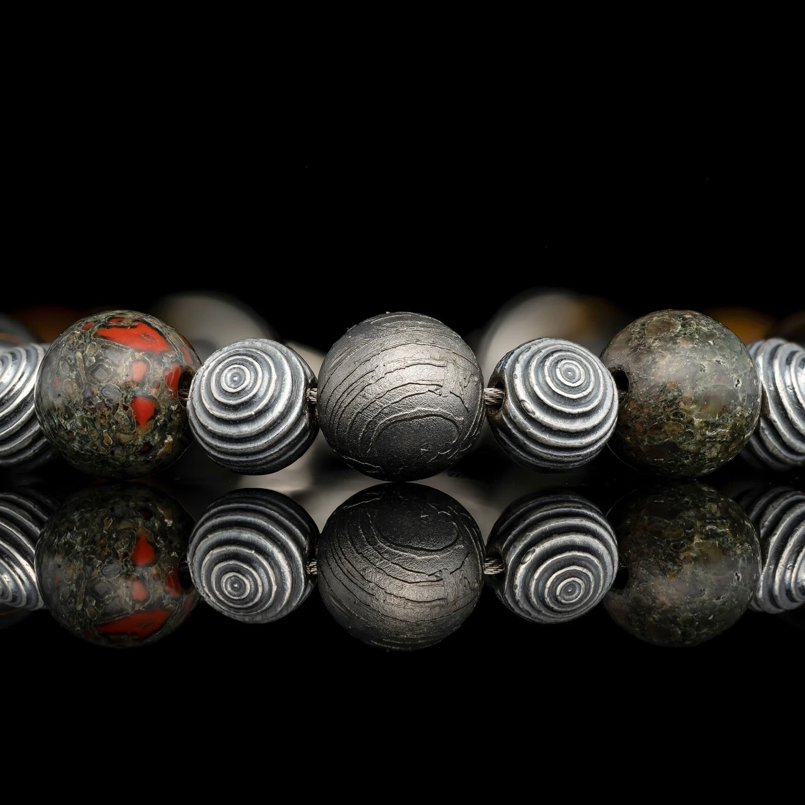 William Henry Tigron Beaded Bracelet