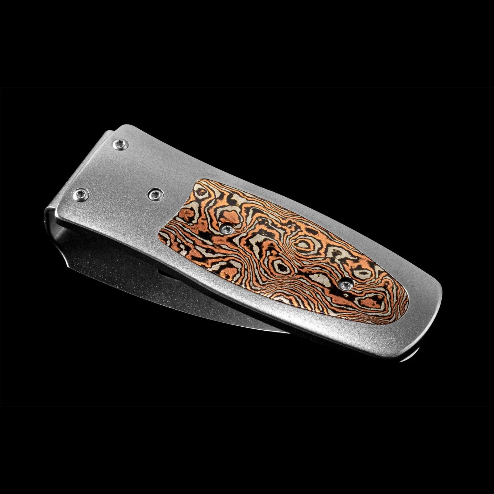 William Henry M4 Raindrops Money Clip