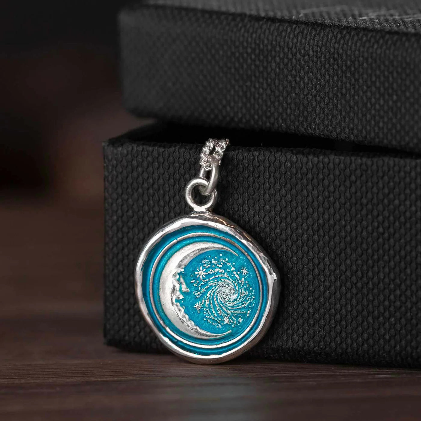 Trust The Universe (Capri Blue) Talisman Necklace