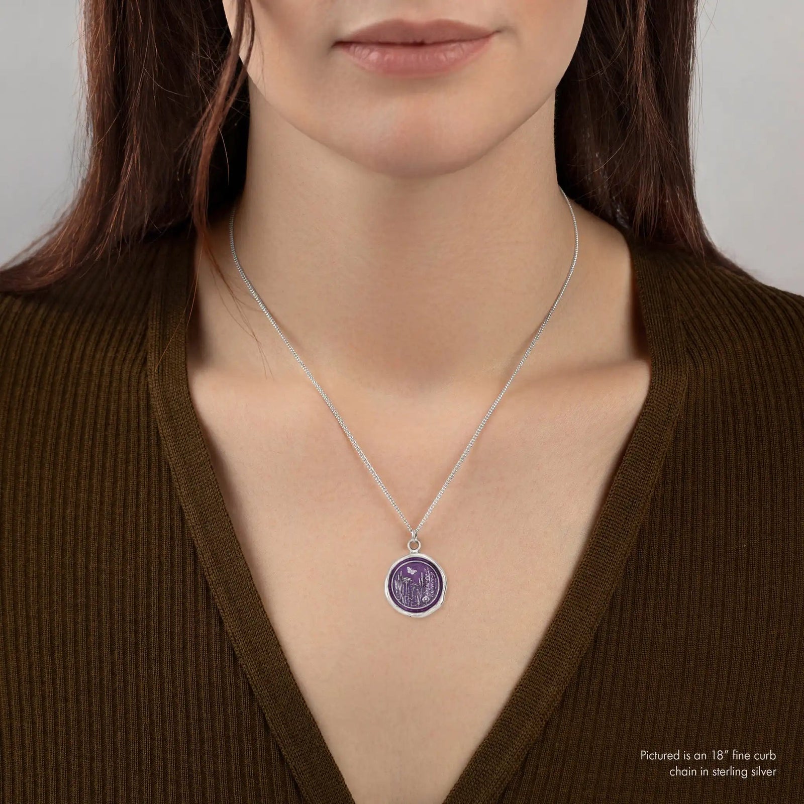 Wild at Heart Mystic Violet True Colors Talisman Necklace