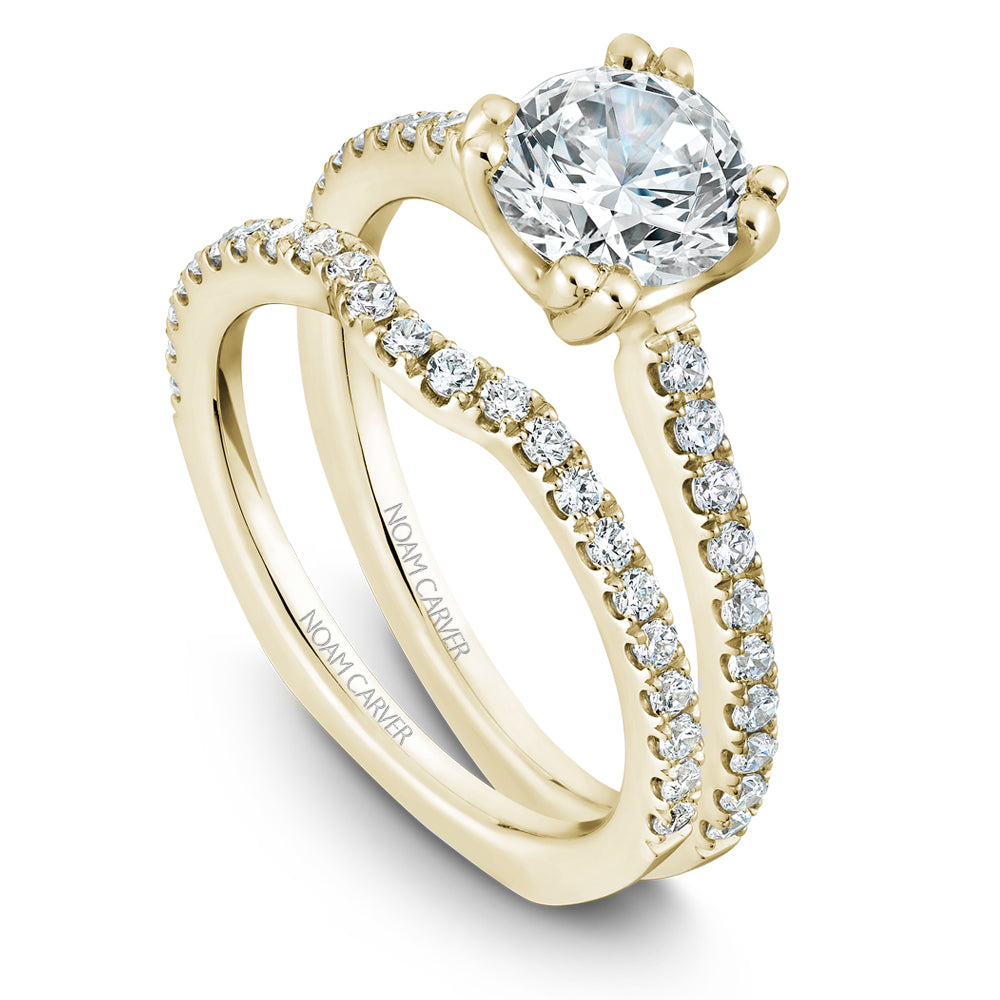 Noam Carver Diamond Engagement Ring B001-01A