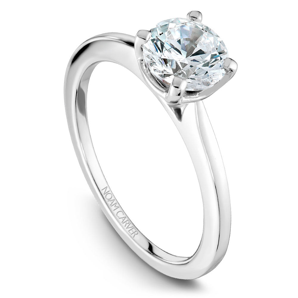 Noam Carver Classic Solitaire Engagement Ring B018-01A