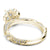 Noam Carver Rollover Diamond Engagement Ring with Floral Diamond Detail Setting B081-02A