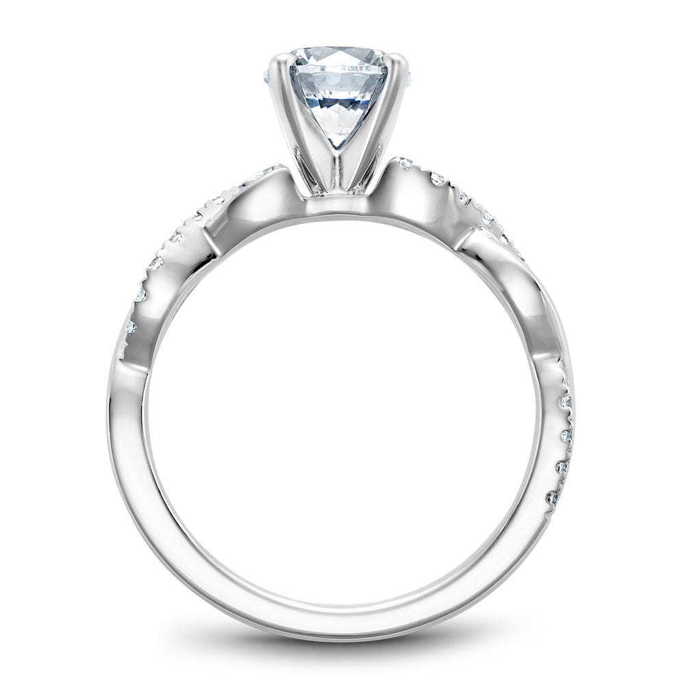 Noam Carver Diamond Twist Engagement Ring B185-02A