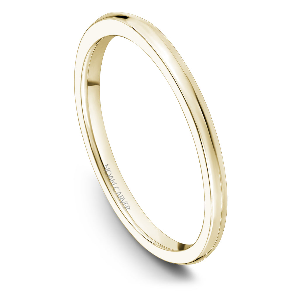 Noam Carver Solitaire Wedding Band B200-01B
