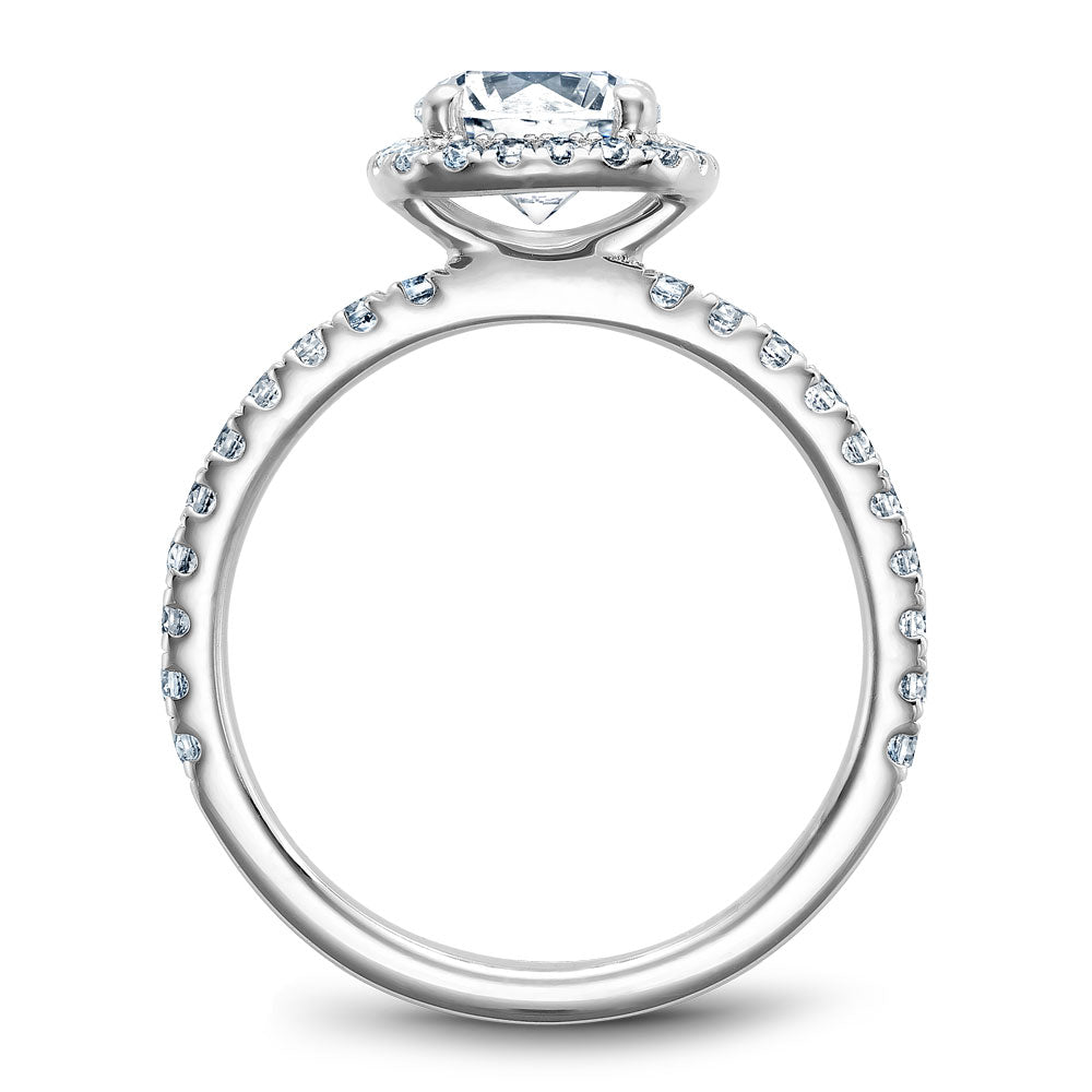 Noam Carver Diamond Halo Engagement Ring B223-01A