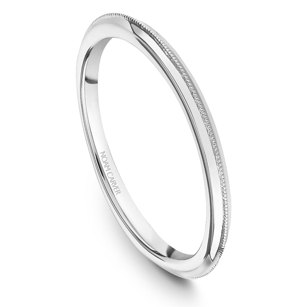 Noam Carver Solitaire Wedding Band B247-01B