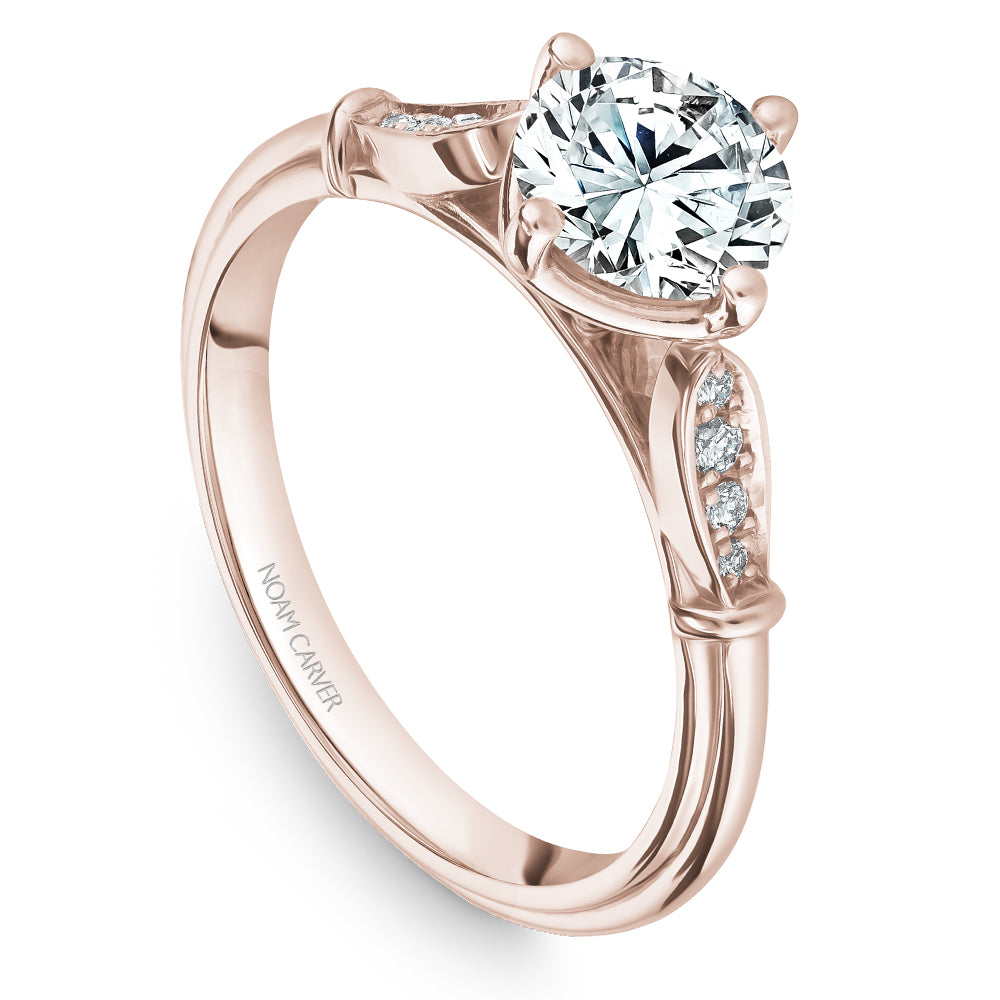 Noam Carver Vintage Inspired Diamond Engagement Ring B268-01A