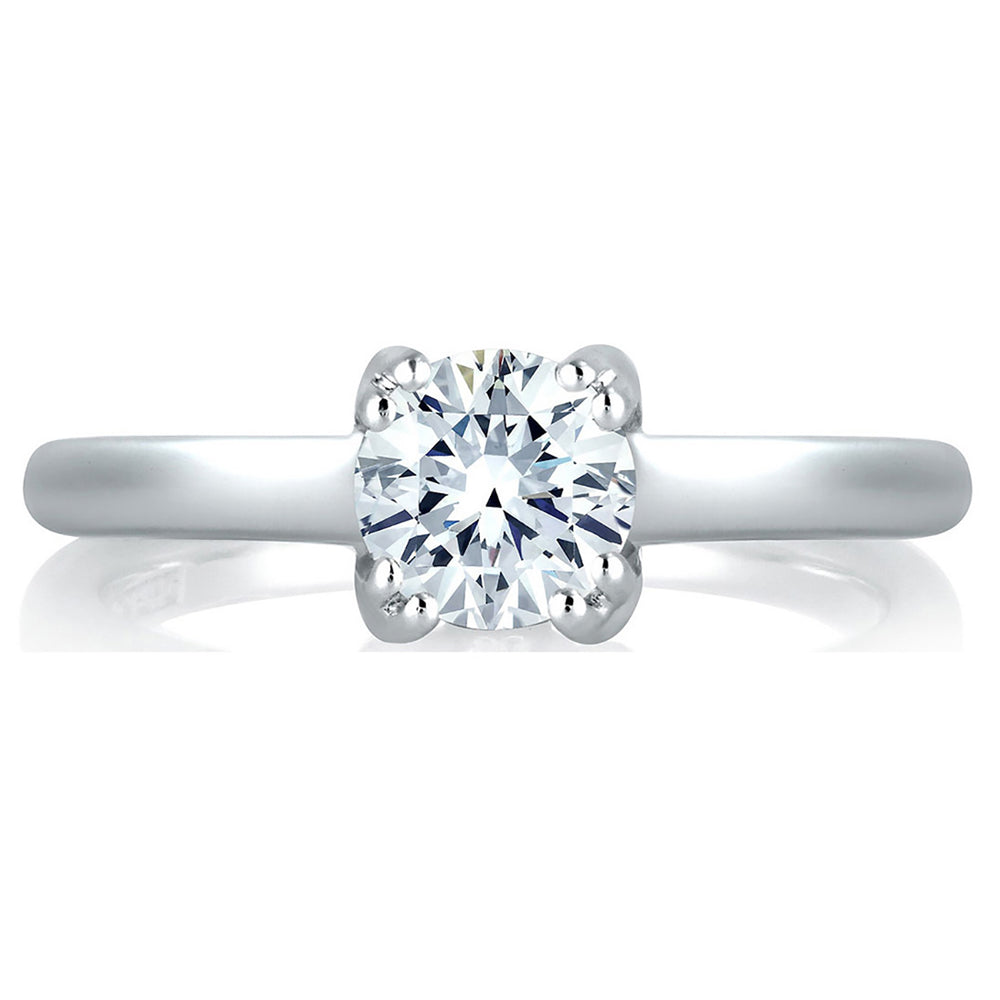 A.Jaffe Split Prong Classic Solitaire Engagement Ring MES096/52