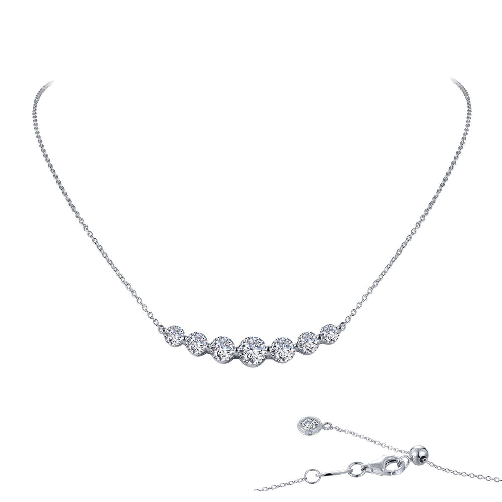 Lafonn Simulated Diamond 7 Symbols of Joy Necklace N0094CLP