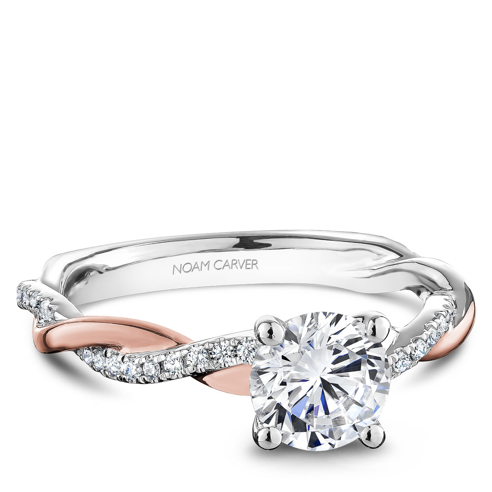 Noam Carver Twisted Diamond Engagement Ring R053-01A