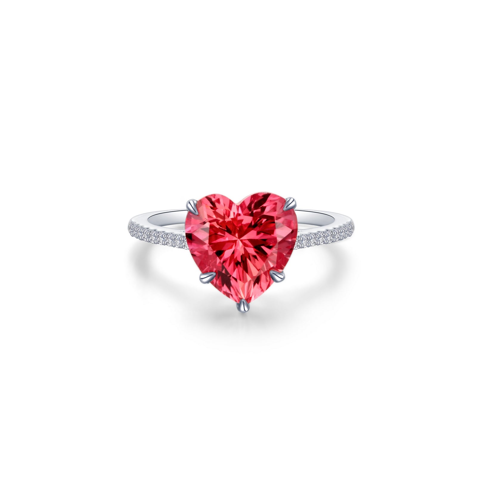 Lafonn Simulated Diamond & Fancy Lab Grown Sapphire Solitaire Ring SYR003RP