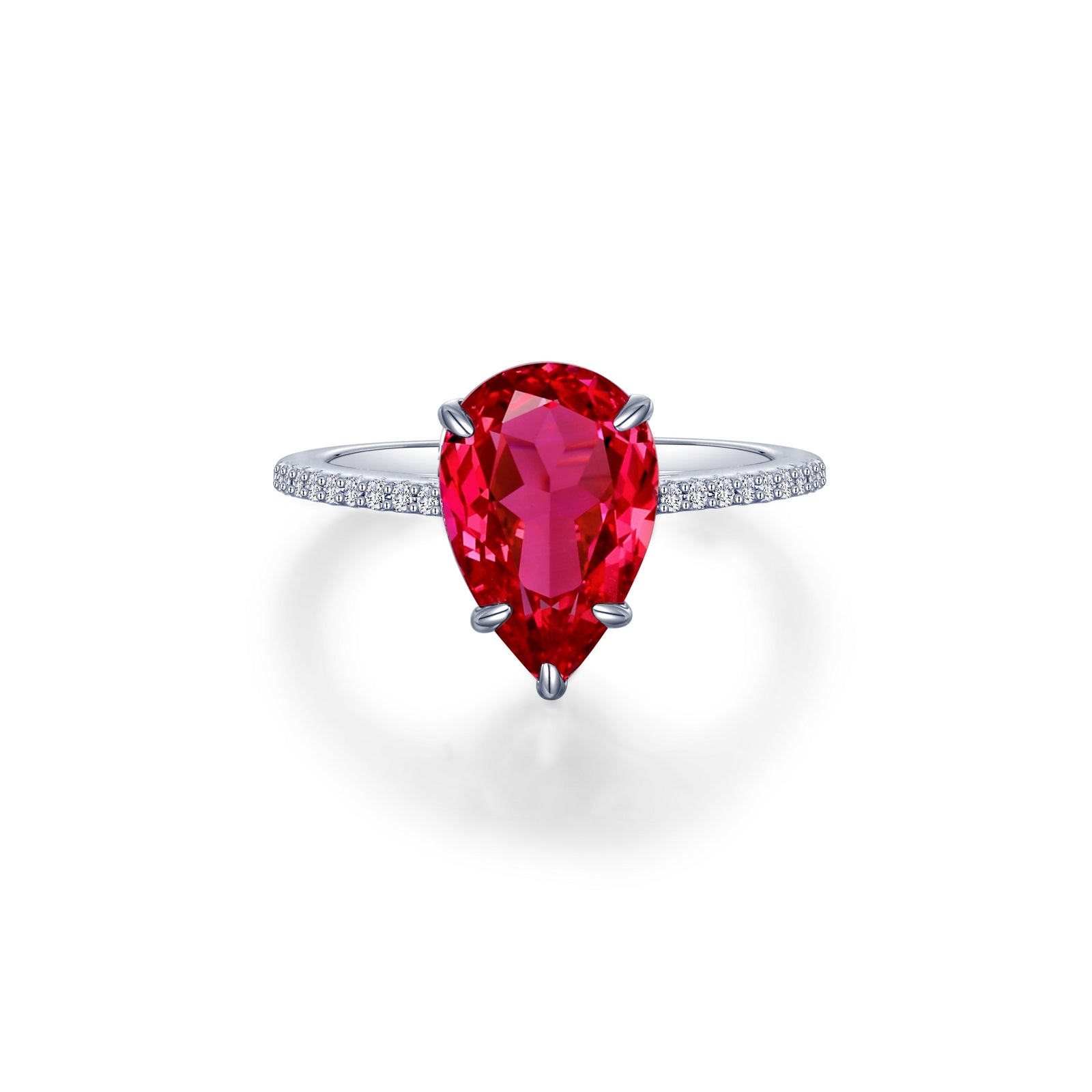Lafonn Simulated Diamond & Fancy Lab Grown Sapphire Solitaire Ring SYR005RP