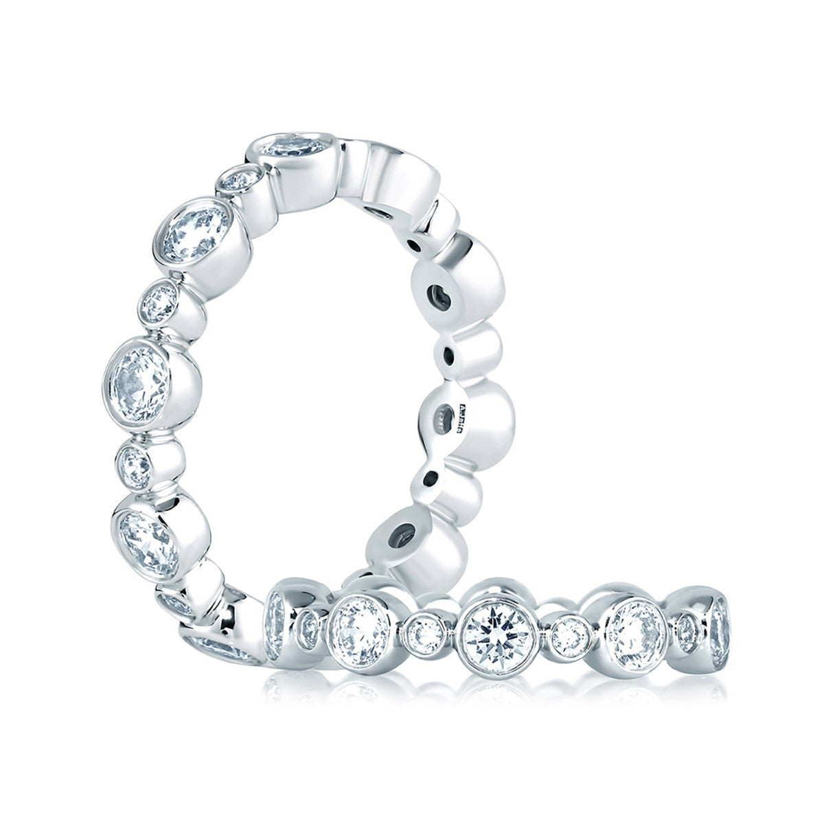 A. Jaffe Bubble Bezel Set Eternity Diamond Band WR0860/106