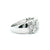 14K White Gold 0.51cttw. Diamond Multi Bubble Fashion Ring