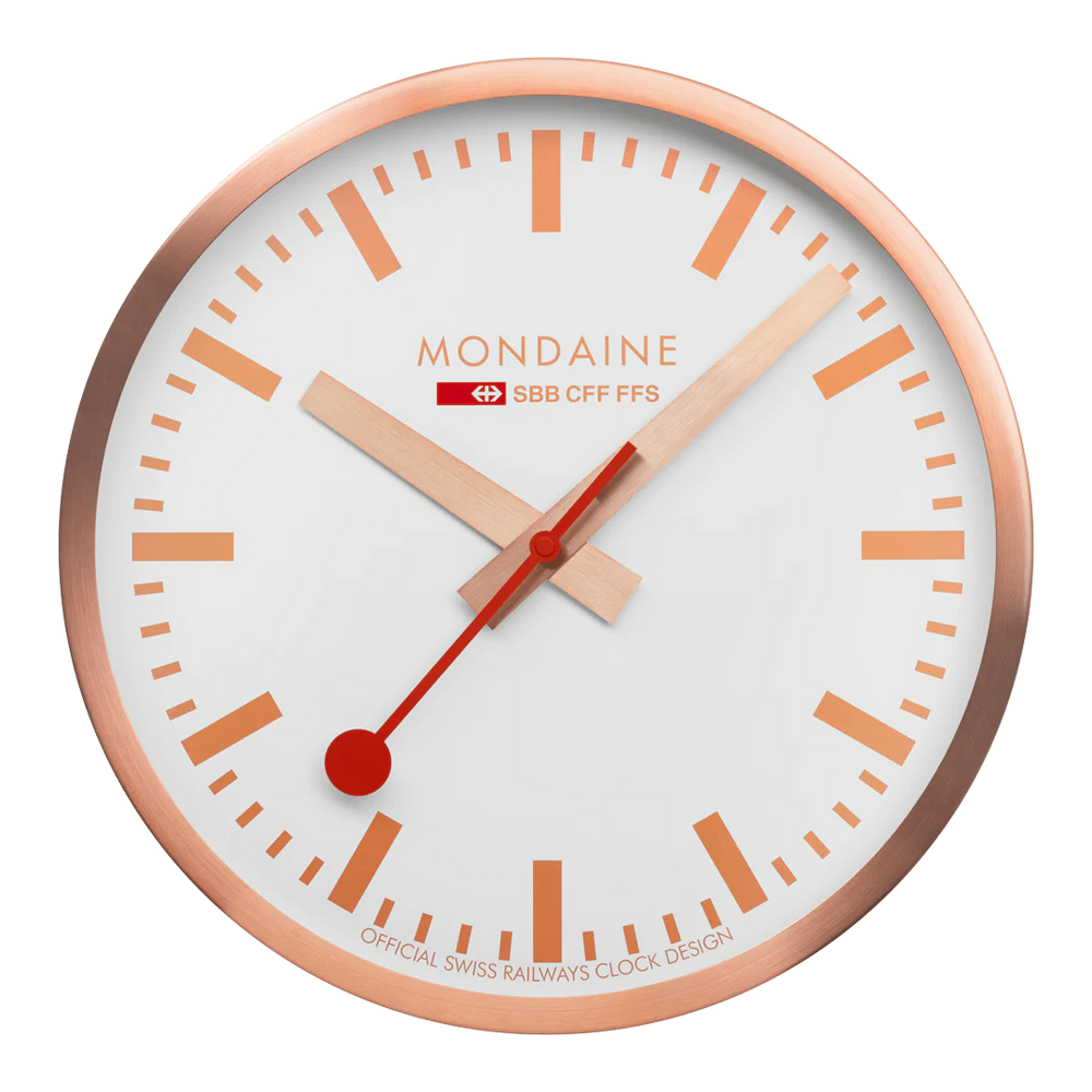Mondaine Official Swiss Railways Wall Clock A995.CLOCK.17SBK