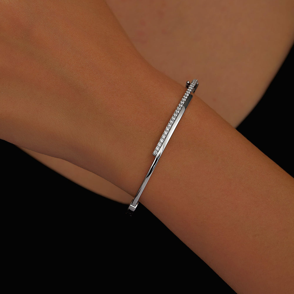 Lafonn Simulated Diamond Classic Bangle Bracelet B0179CLT70
