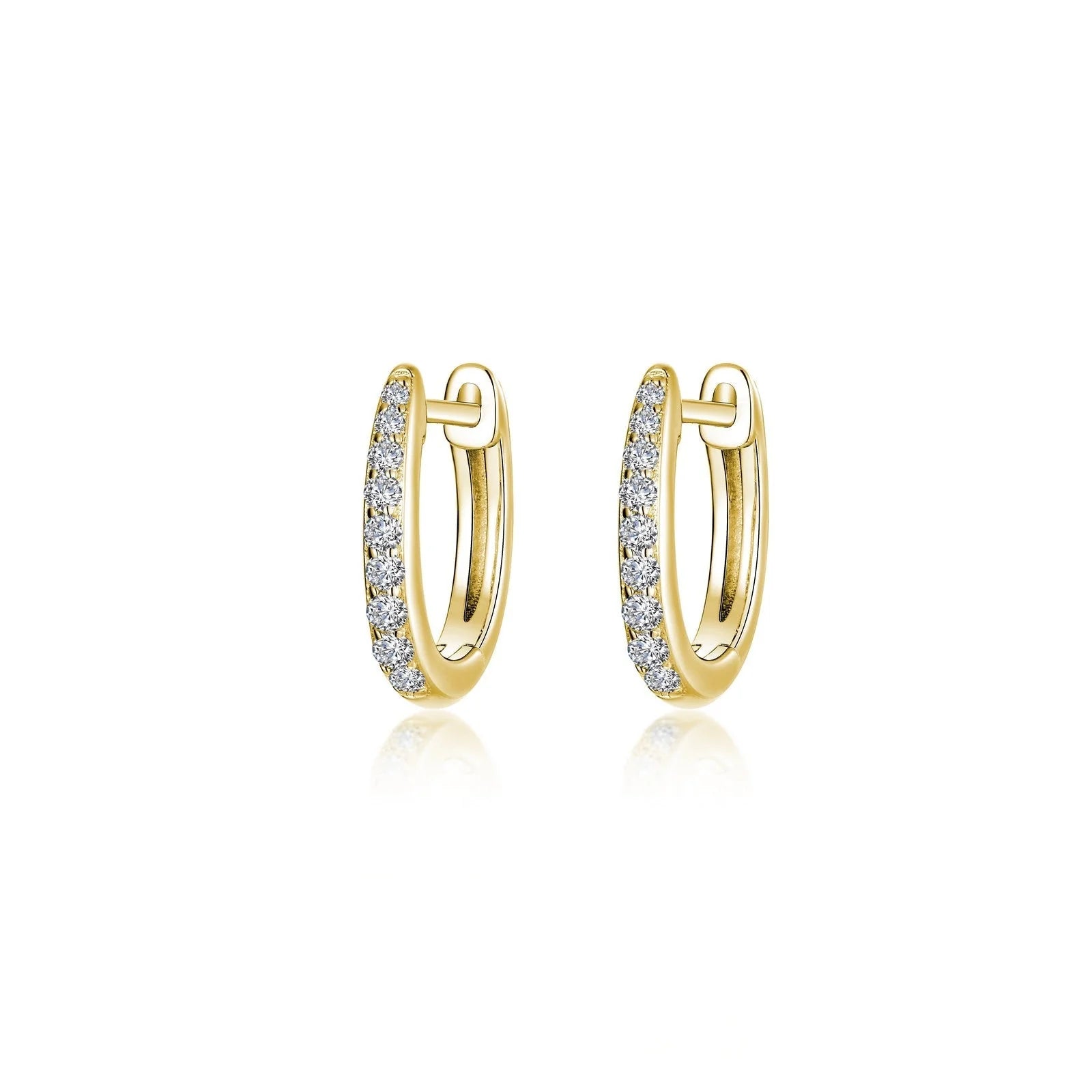 Lafonn Simulated Diamond Dainty Huggie Hoop Earrings BE006CLG00