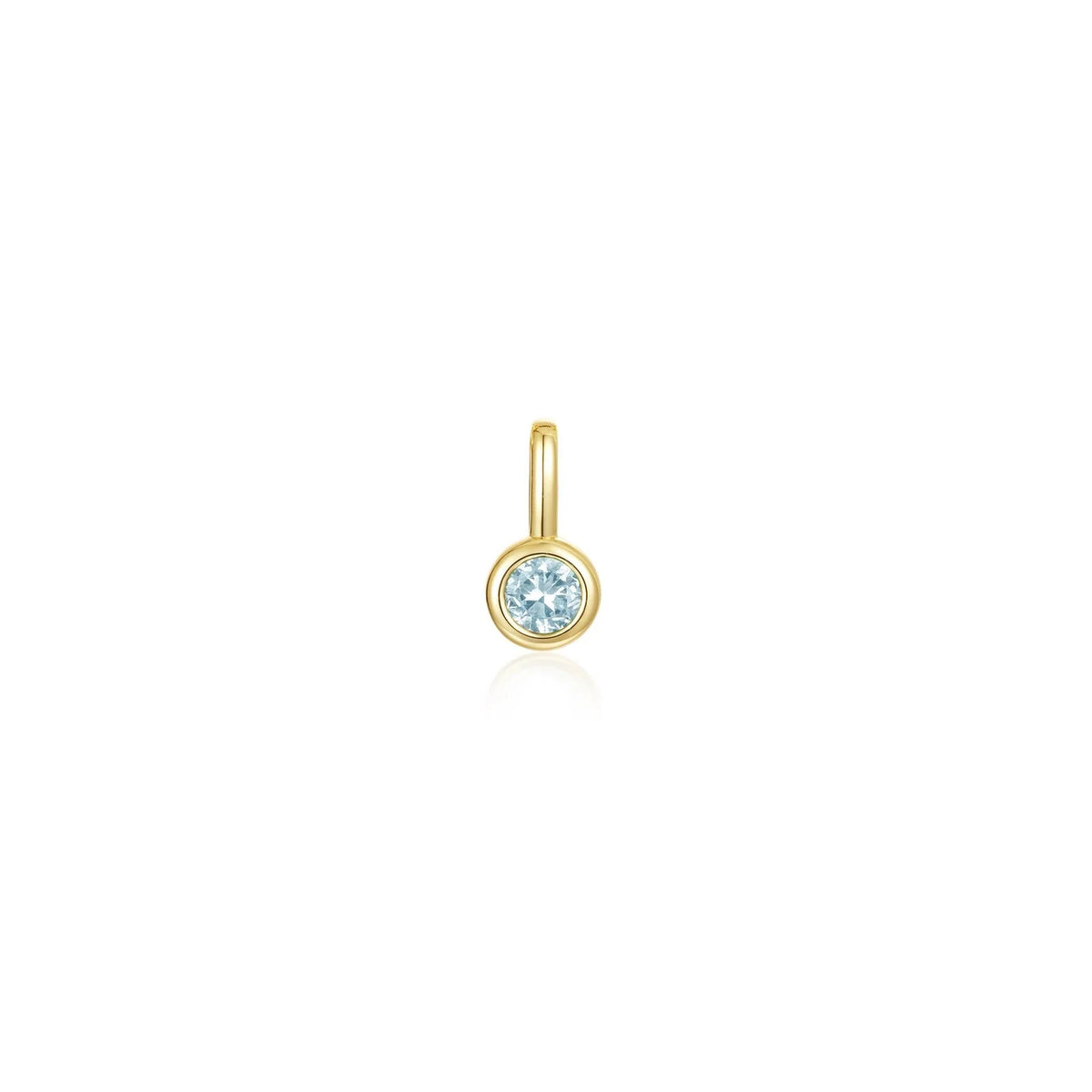 Lafonn March Birthstone Charm Pendant BP010AQG