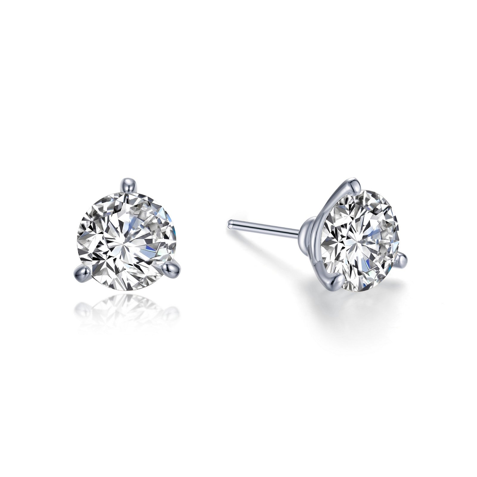 Lafonn Simulated Diamond 2.50ct Martini Stud Earrings E0204CLP00