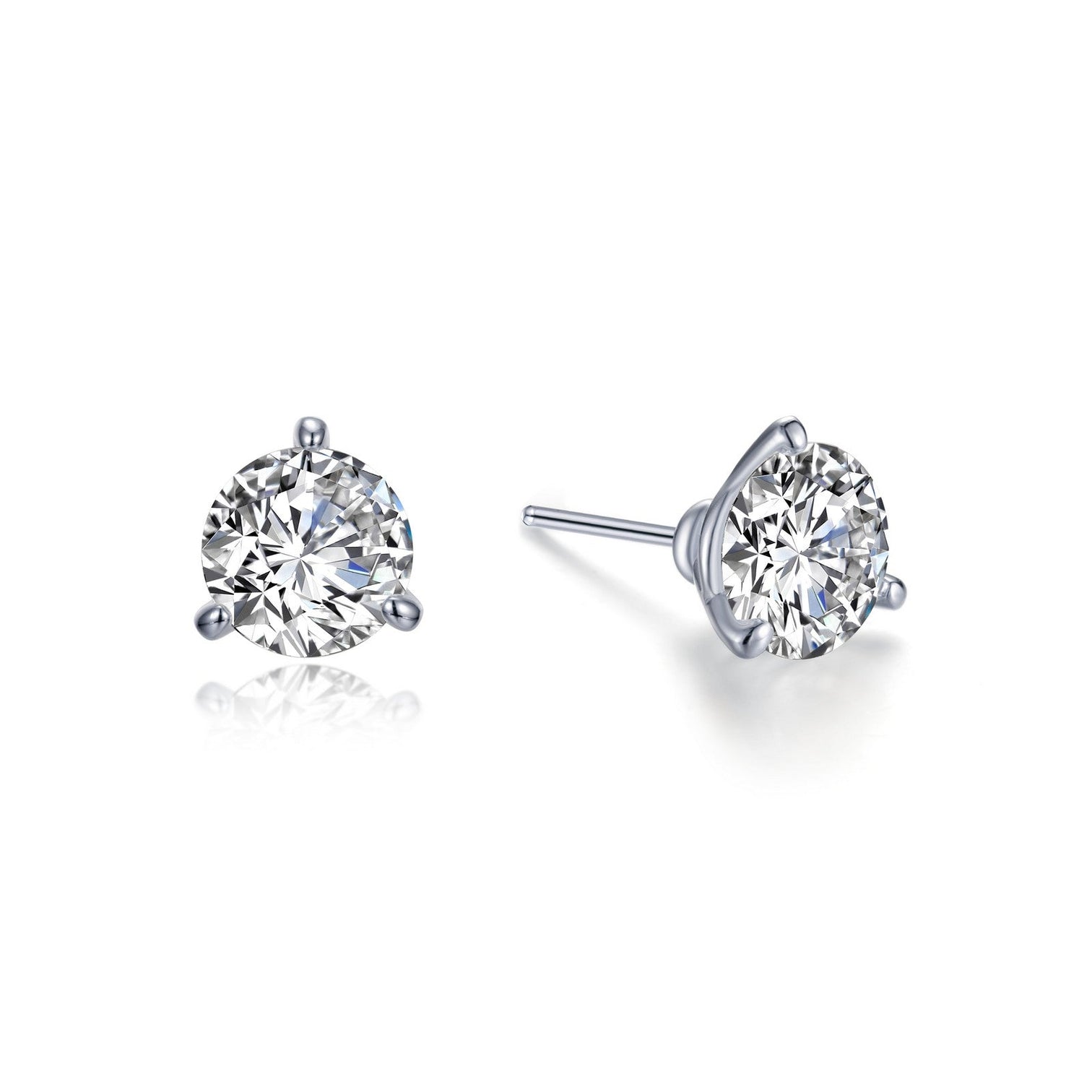 Lafonn Simulated Diamond 2.0ct Martini Stud Earrings E0205CLP