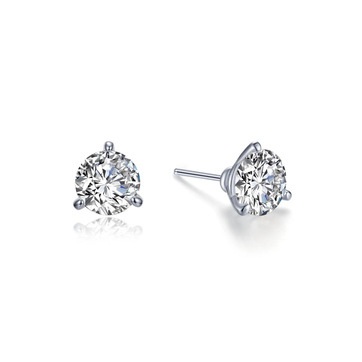 Lafonn Simulated Diamond 1.50ct 3 Prong Stud Earrings E0479CLP00