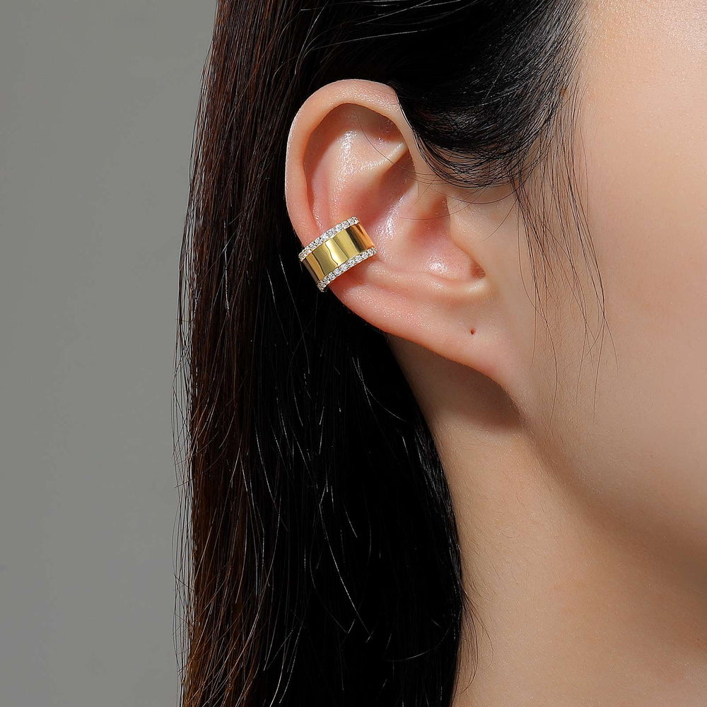 Lafonn Simulated Diamond Sparkle Ear Cuff E0533CLG