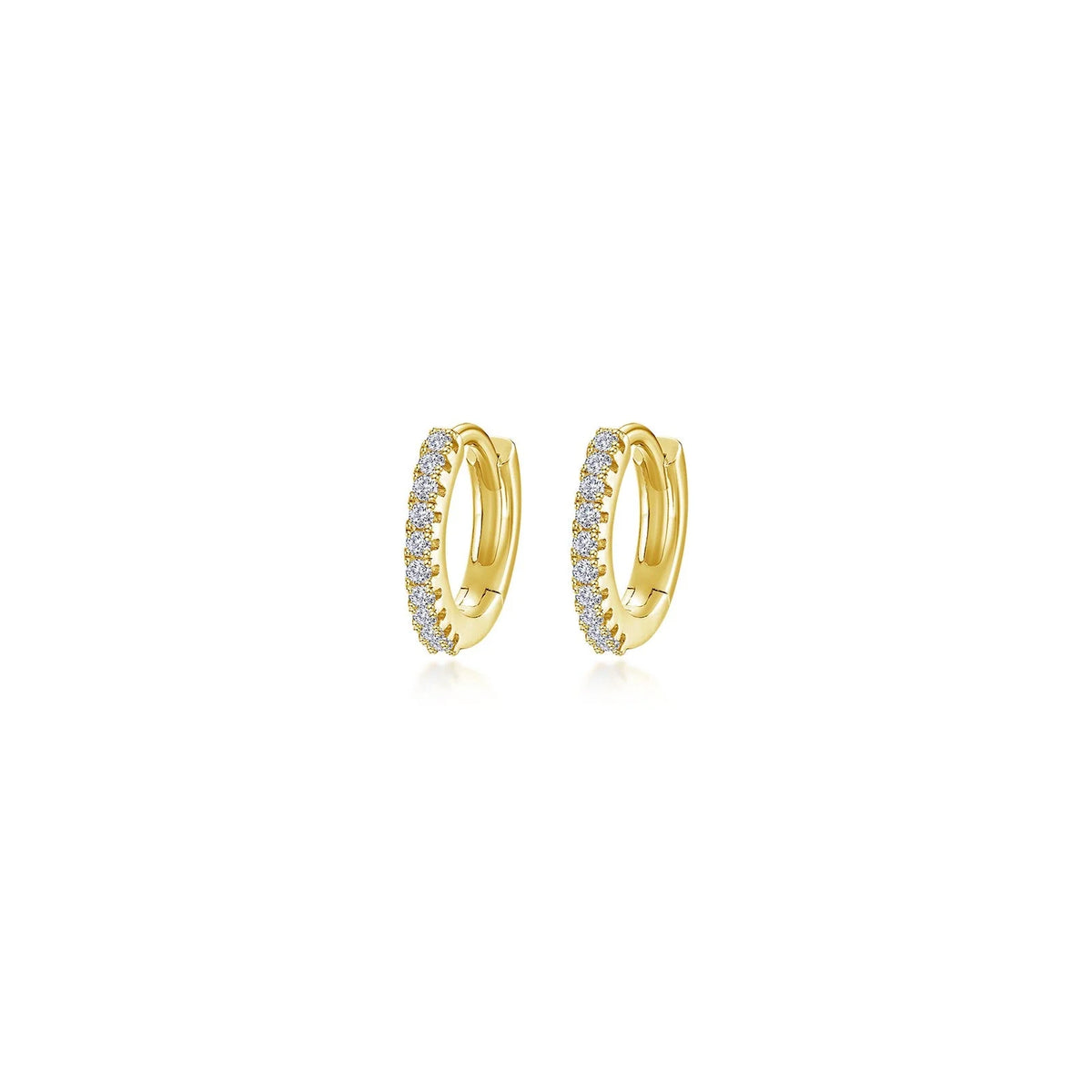 Lafonn Simulated Diamond 13.5mm Huggie Hoop Earrings E0621CLG00