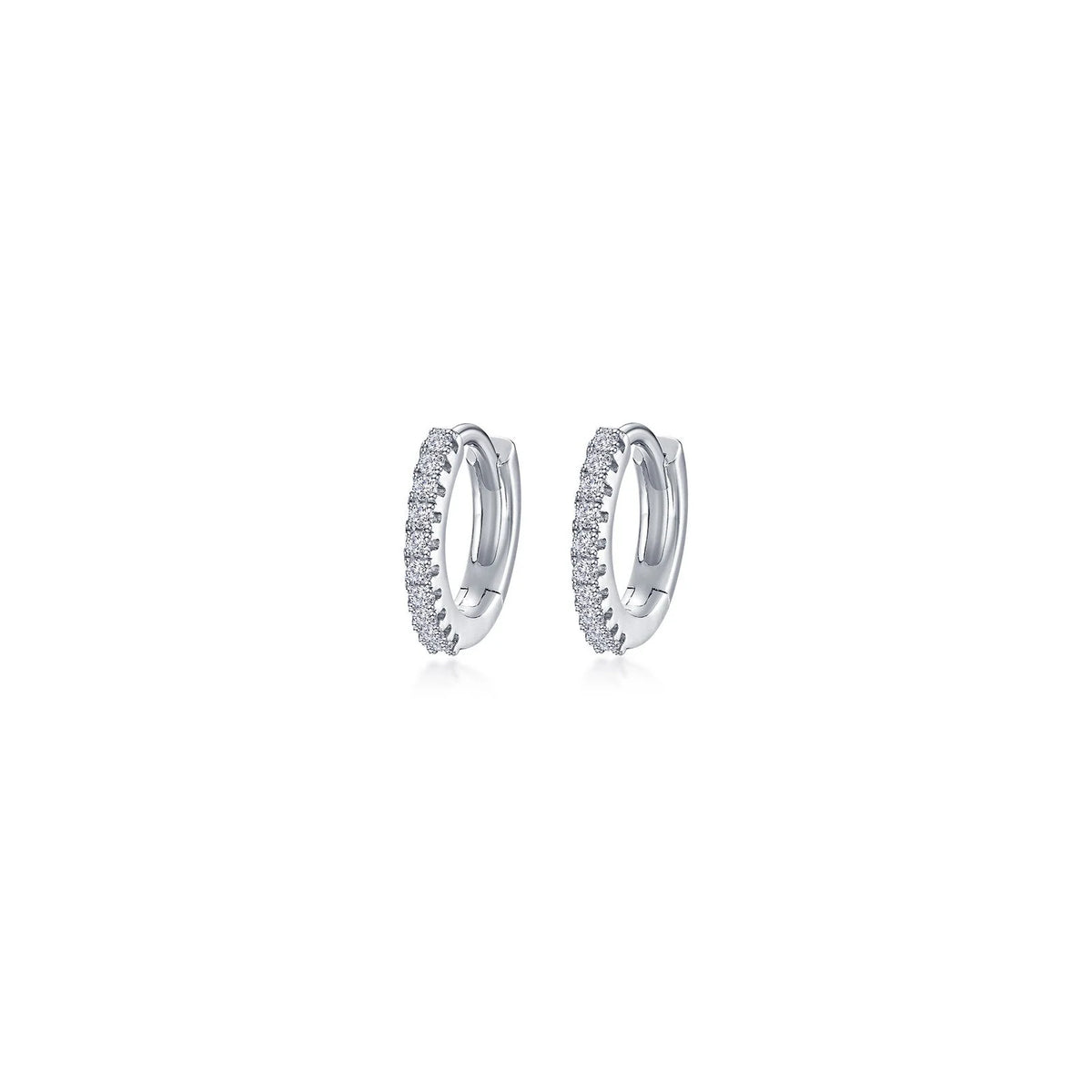 Lafonn Simulated Diamond 13.5mm Huggie Hoop Earrings E0621CLP00