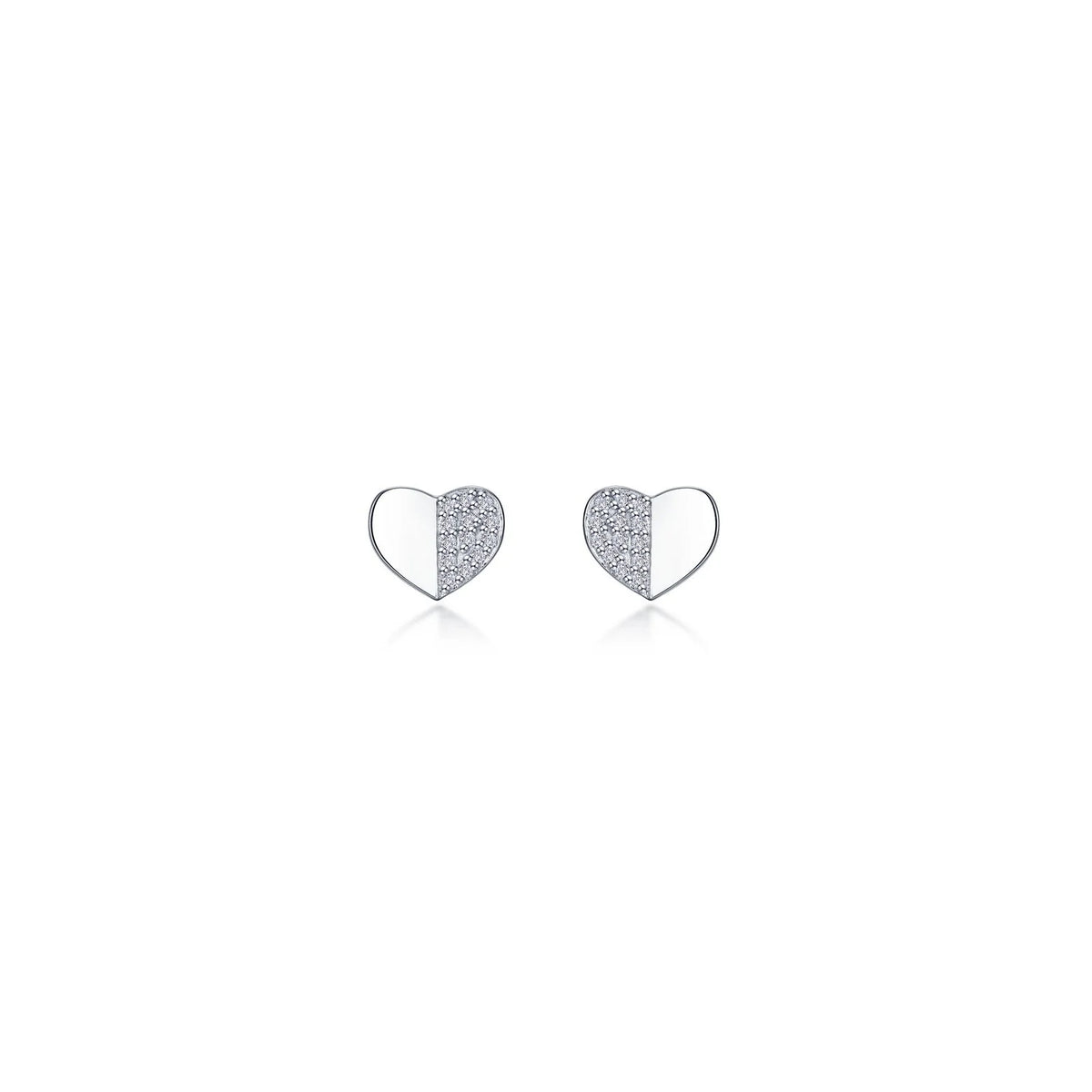 Lafonn Simulated Diamond Heart Stud Earrings E2023CLP00