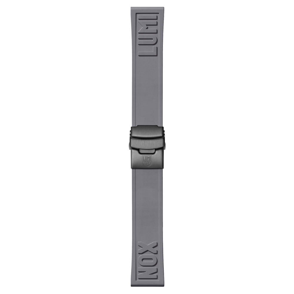 Luminox 24MM Cut To Fit Branded Grey NBR Rubber Strap - FPX.2406.80B.K