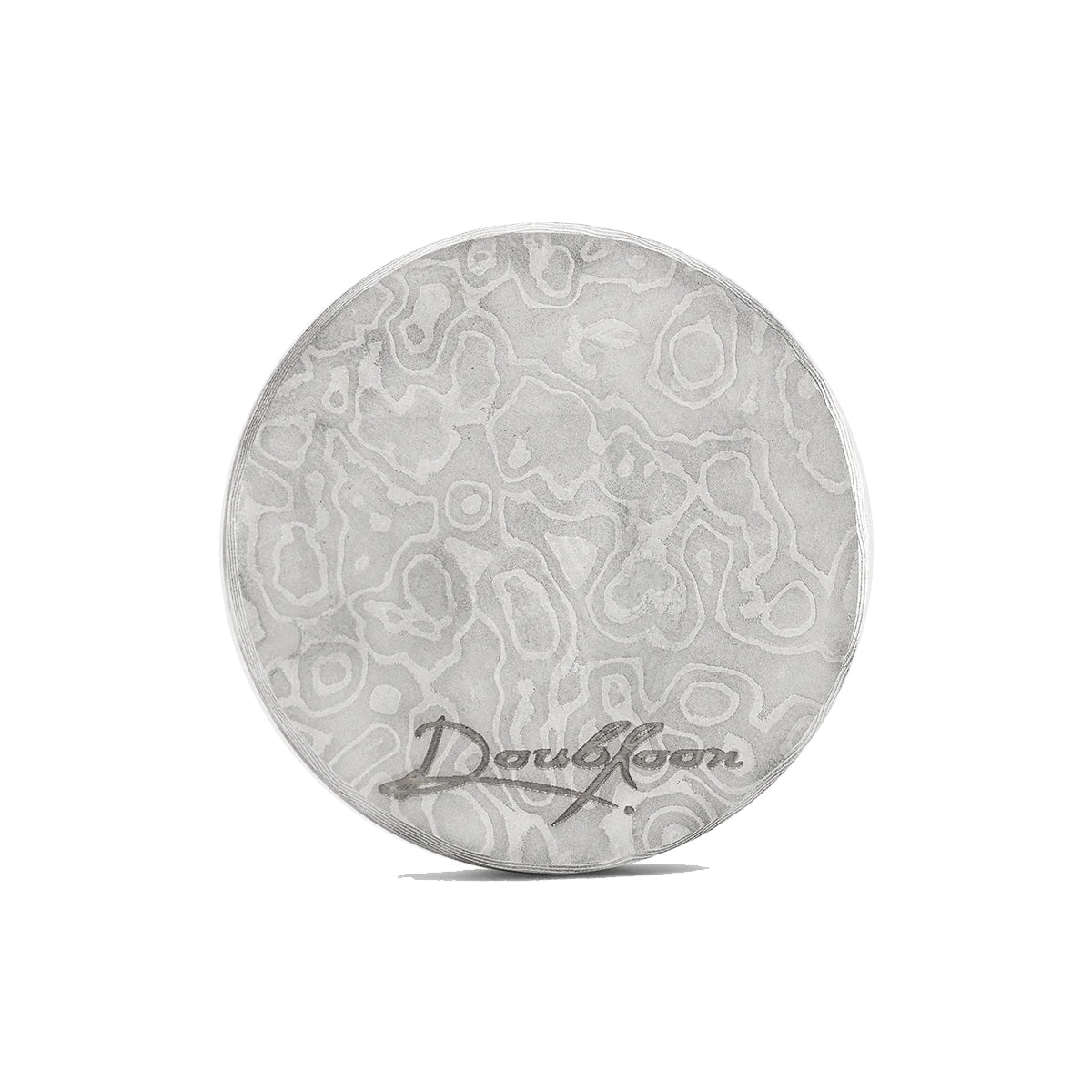 The Golden Jaguar - Damascus Steel & 14K Yellow Gold Doubloon Golf Ball Marker