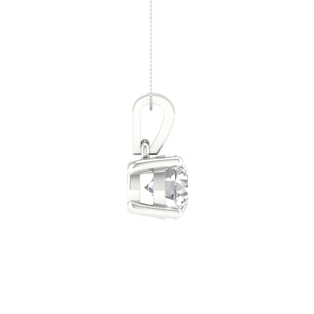 1 ¼ Carat Round Lab Grown Diamond 14K Gold Solitaire Necklace