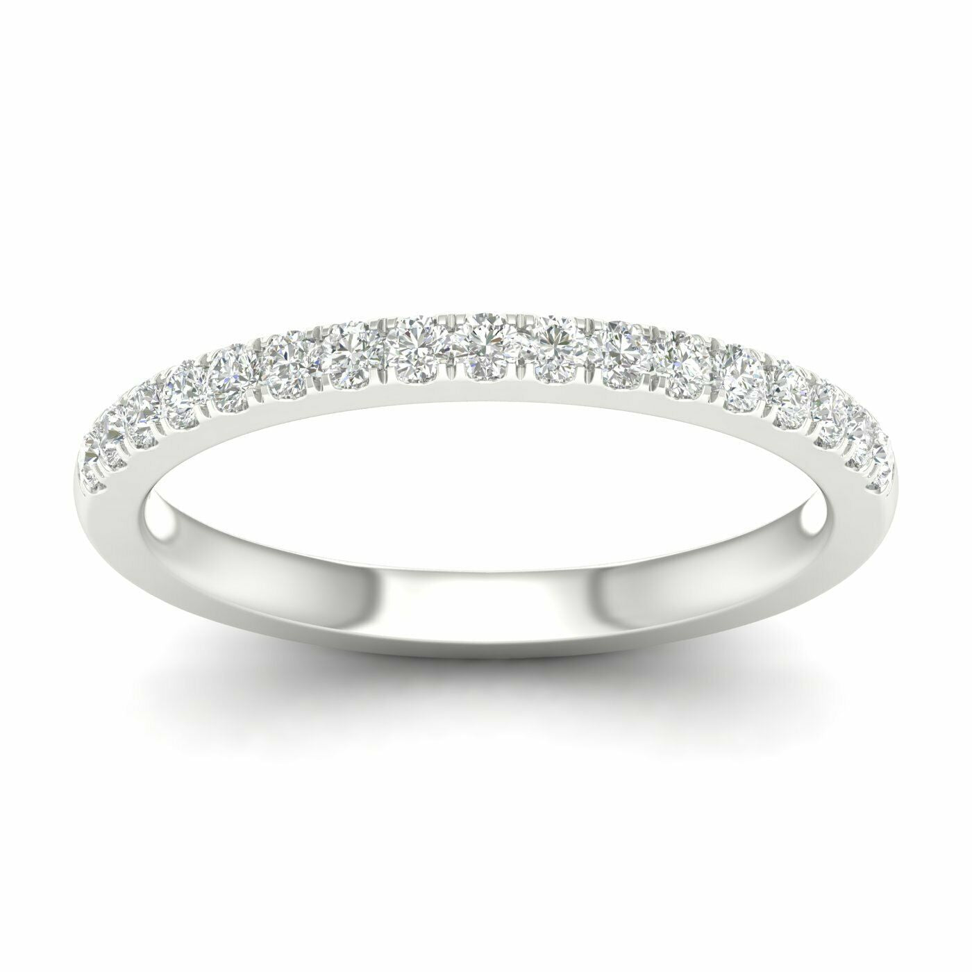 1/4 Carat Round Lab Grown Diamond 14K Gold Anniversary Band