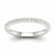 1/4 Carat Round Lab Grown Diamond 14K Gold Anniversary Band