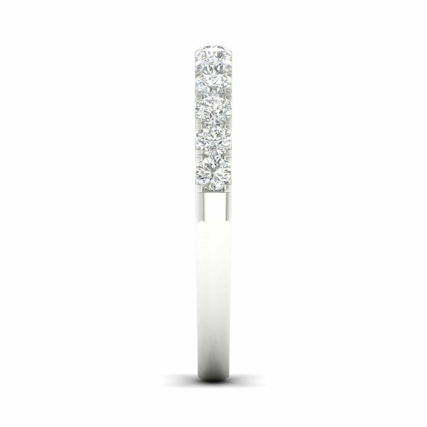 1/3 Carat Round Lab Grown Diamond 14K Gold Anniversary Band