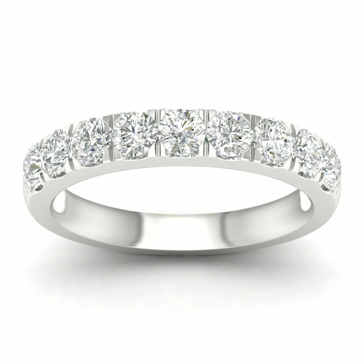 1 Carat Round Lab Grown Diamond 14K Gold Anniversary Band