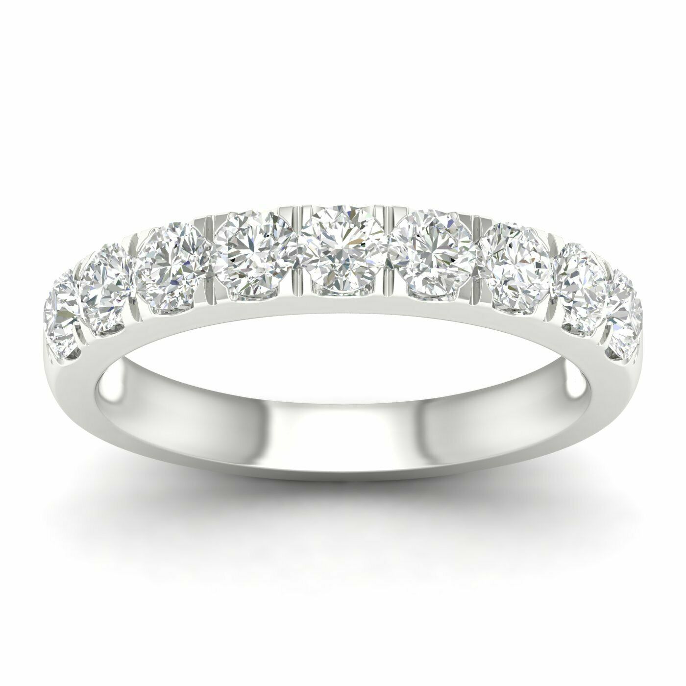 1 Carat Round Lab Grown Diamond 14K Gold Anniversary Band