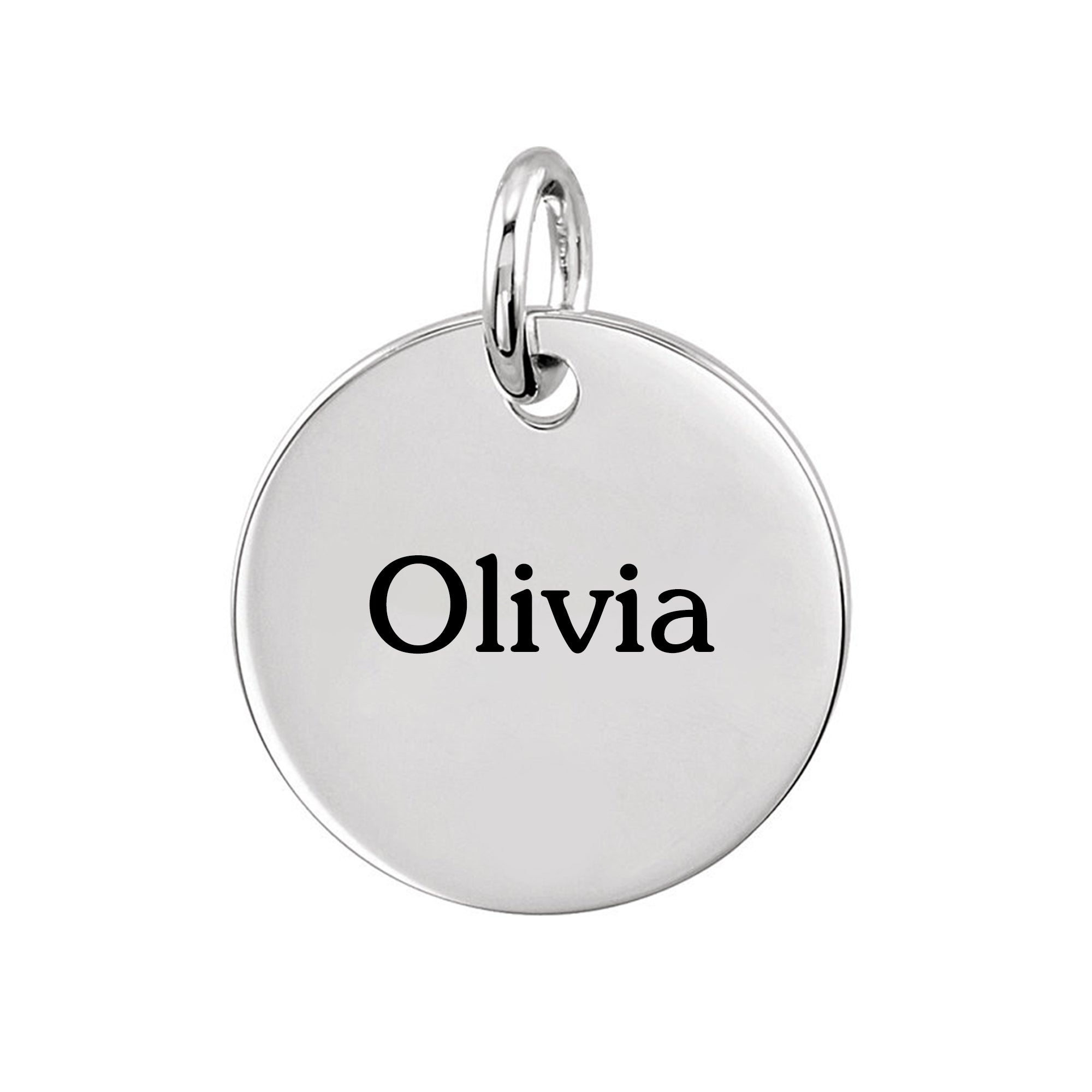 Personalized Large Disc Pendant