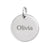 Personalized Large Disc Pendant