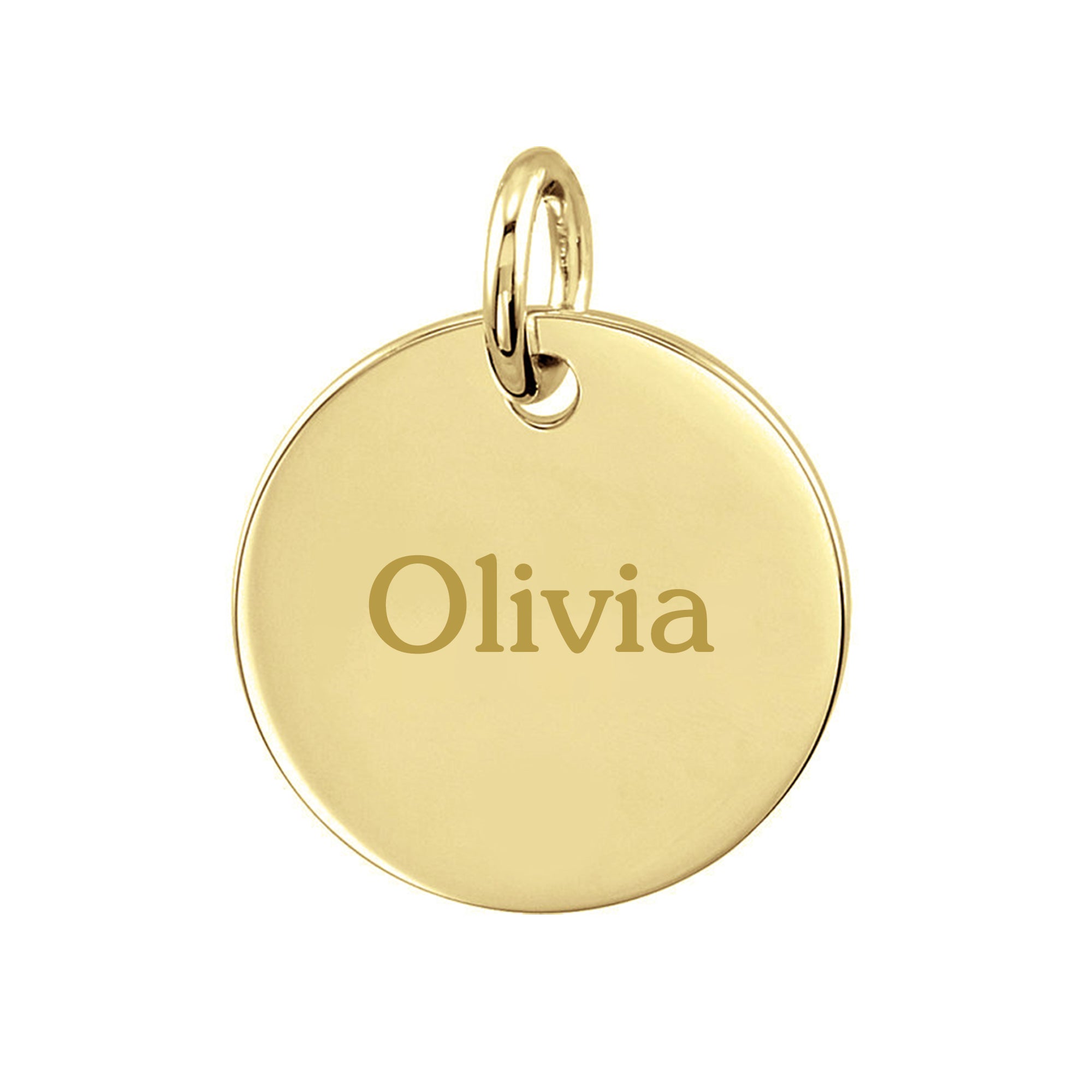 Personalized Large Disc Pendant